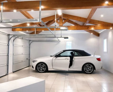 A large garage for your beautiful car
